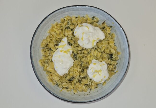 Massa com Pesto de Algas Wakame